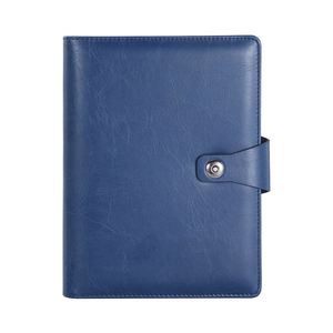 Customizable Colors Eco-Friendly Luxury <b>A5</b> Executive <b>Diary</b> Silk Screen Printed Leather Cover Metal Buckle Guangdong Made OEM - Product Image 1