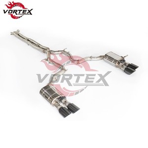 Sistema de Escape Catback Vortex de Acero Inoxidable con Acabado Espejo y Control Remoto para Porsche Panamera 971 2.9T/3.0T - Product Image 3