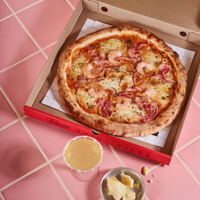   Boîte à pizza certifiée sans PFAS, 8-18 pouces, emballage rigide en carton ondulé pour QSR, logo de marque personnalisé, recyclable, prêt à être expédié (DDP)