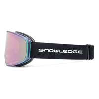 Lunettes de ski photochromiques HUBO à lentille cylindrique, tendance, anti-buée, protection UV, sangle réglable, monture intégrale