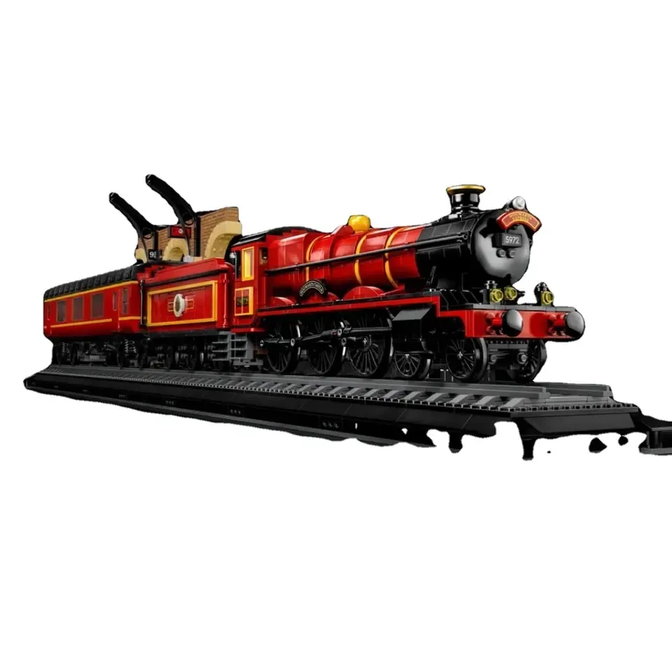 5129pcs Famous Movie Collectors' Edition Magic Train Building Block Bricks Toy Hogwart Express Compatible 76405 Set