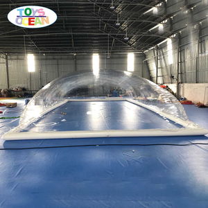 Couverture de <span class=keywords><strong>piscine</strong></span> en PVC personnalisée Offre Spéciale couverture de sécurité de <span class=keywords><strong>protection</strong></span> de dôme gonflable à air transparent pour piscines - Product Image 6