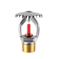 Tête de sprinkler suspendue verticale en cuivre durable Sunroom DN15 K80 68C à réponse standard, conception flexible pour la protection incendie