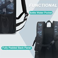 Sac à dos multisports tendance pour football et basketball, compartiment zippé pour ballon, design respirant, polyester résistant à l'eau, 20-37L