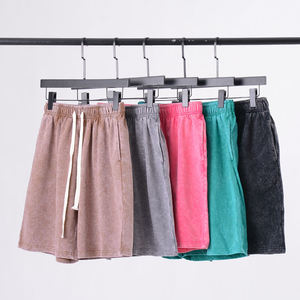 Vente en gros 100% coton 300gsm short en éponge français lourd personnalisé hommes grande taille shorts vintage pour hommes - Product Image 2