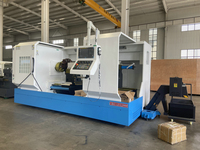 Máquina de torno CNC CK61125 con torre de alimentación de 12 estaciones (BMT55) Control CNC FANUC Precisión de 0.001mm Garantía de 1 año