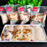 Poudre de céréales fines de dattes rouges, goji, oreilles d'argent, graines de lotus, racine de lotus, amidon de lotus, 500g, rose, osmanthus, noix, petit-déjeuner, repas instantané