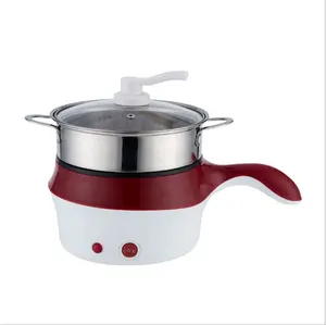 蒸し器スープ加熱電気フライパン付きステンレス鋼ノンスティック鍋2つのギアで調整可能