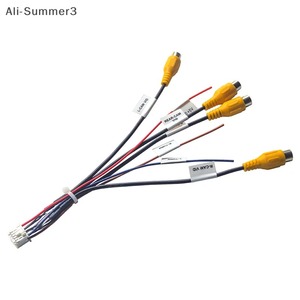 1セット ホワイトブラック 2ピン IP67規格 12V 防水 ナイロン絶縁 裸銅導体 ワイヤーハーネス 自動車・バイク用 - Product Image 2