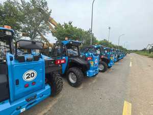Mini <span class=keywords><strong>chariot</strong></span> élévateur télescopique chinois de 2,5 tonnes, <span class=keywords><strong>chariot</strong></span> élévateur électrique pour travaux légers - Product Image 6