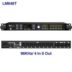 ลำโพงไลน์อาร์เรย์สำหรับโบสถ์ รุ่น LM848T4 แบบ 8 ช่องสัญญาณ ระดับมืออาชีพ พร้อมโปรเซสเซอร์เสียง 96KHz อีควอไลเซอร์ DSP ตัวเครื่องโลหะ สำหรับโบสถ์ - Product Image 1