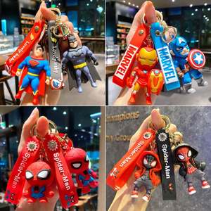 Lote de Llaveros de PVC de la Nueva Generación de Marvel Avengers Alliance, Figuras Creativas de Dibujos Animados para Bolsos y Coches - Product Image 1