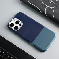 Étui de téléphone en cuir PU élégant de conception professionnelle JOYPORODO L103 pour iPhone 12 13 14 15 16 17 Pro Max avec couverture magnétique cachée