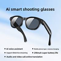 Gafas Inteligentes CY03 para Transmisión en Vivo con IA, Lector de Tarjetas USB, Cámara de 8MP, Fotos, Videos, Chat con IA, Traducción GPT, Auriculares Vestibles