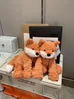 Peluche Jelly Cats Wavy Fox, jouet mignon pour enfants, matière en peluche super douce, rembourrage en coton PP, cadeau d'anniversaire