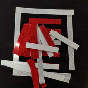 Autocollant Diamant Grade Hi-Vis <span class=keywords><strong>Casque</strong></span> de <span class=keywords><strong>Moto</strong></span> Auto-Adhésif 610 Autocollants Réfléchissants Rétro Réflecteur Vélo - Product Image 6