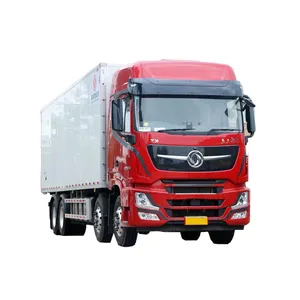 Caminhão caixa congeladora Dongfeng caminhão frigorífico 8*4 465hp 9.4m AMT caminhões refrigerados