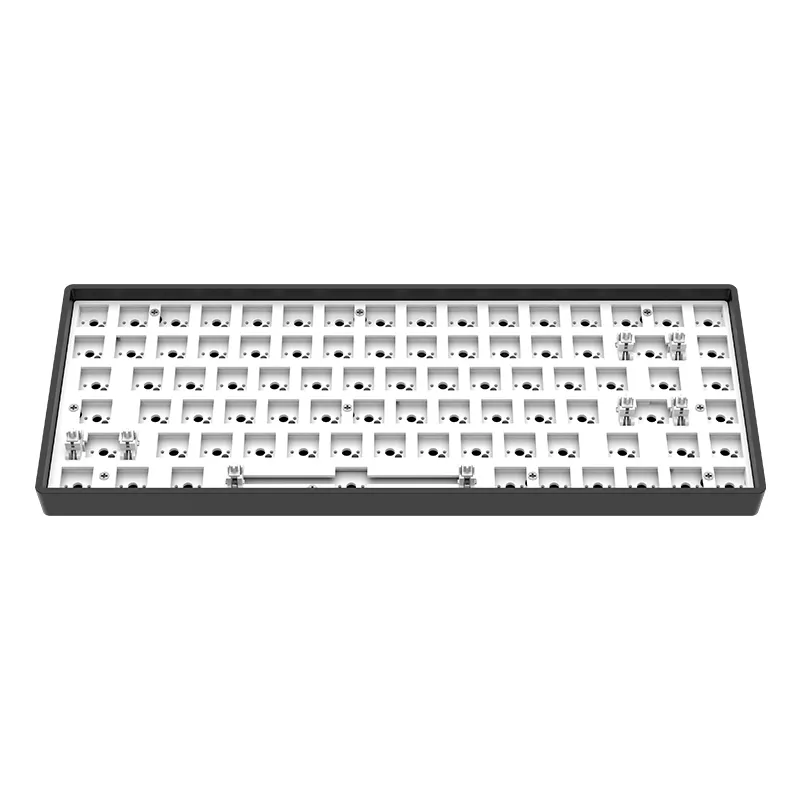 DK84 Factory direct sales 84 key game keyboard hot plug switch CNC case DIY kit 3 Mode keyboard