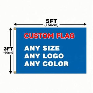 High-quality Durable Eco-Friendly Rectangular Flags Fiberglass Custom-made Full-color Sublimation Printing for <b>Crisp</b> Vibrant - Product Image 4