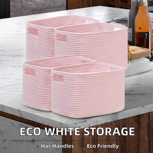 BNBS DP-1 White Rectangle PP Plastic Eco-Friendly Multifunction Storage Organizer Handle for Daily Sundries Kitchen <b>Desk</b> - Product Image 2