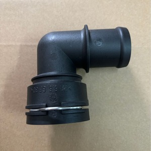 Connecteur de tuyau d'eau pour voiture Touran Polo 1J0122291F PA66, raccord coudé noir - Product Image 3