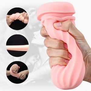 Mainan Masturbator pria isi ulang USB, dengan getaran dan penghisap suara, cangkir Vagina, mainan seks dewasa untuk pria - Product Image 5