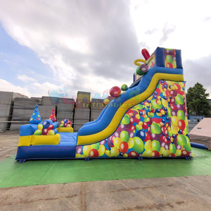 Outdoor commercial grade giant birthday gift <b>inflatable</b> slide for kids toboggan gonflable party bouncy castle - Product Image 6