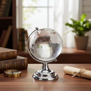 Sfera di Vetro da 40mm con Elegante Design a Globo per Esposizione e Decorazione - Product Image 3