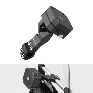 Support de montage GPS AMPS réglable NICECNC 12MM pour Honda <span class=keywords><strong>Africa</strong></span> <span class=keywords><strong>Twin</strong></span> Yamaha Super Tenere XTZ1200 Suzuki VStrom 800DE - Product Image 1