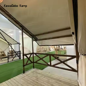 YumuQ PVDFカバー大45㎡カスタマイズ高級ホテルサファリグランピングテントベッドルーム付き - Product Image 5