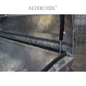 Boîte à outils en <span class=keywords><strong>aluminium</strong></span> robuste <span class=keywords><strong>pour</strong></span> camionnette <span class=keywords><strong>Rangement</strong></span> de lit de <span class=keywords><strong>coffre</strong></span> résistant aux intempéries avec couvercle verrouillable Construction renforcée - Product Image 4