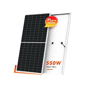 SUNERGY 2024 फैशन सौर पैनल शीट 2278*1134*35 मिमी 182 मिमी सेल सौर ऊर्जा के लिए 550W सौर पैनल