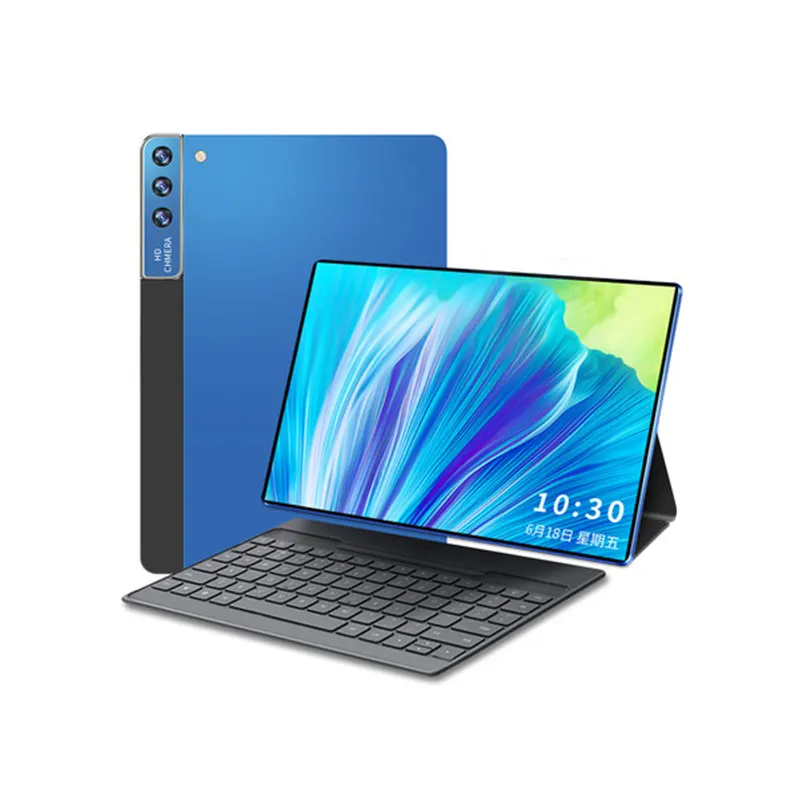 2 In 1 10.1 inç Tablet PC 1920x1200 HD orta Octa çekirdek Android 10 Tablet 3G/32G Dual Band Wifi 4G LTE GPS FM çift SIM
