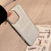Coque de téléphone antichoc en PC électroplaqué à pois girly pour iPhone 17 16 15 Pro Max 14 13 12 – Housse de protection antichoc