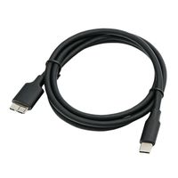 Kabel Data USB 3.0 Tipe C Male ke Micro B Male Kecepatan Tinggi untuk Ponsel dan Hard Drive Eksternal