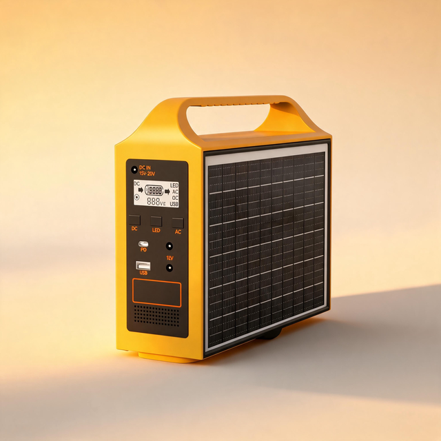 New Design Outdoor Camping Home Portable Power Station 100W 200W Solar Generator Power Bank Home Backup Supply with Solar Panel