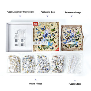<span class=keywords><strong>Puzzle</strong></span> éducatif en plastique de haute qualité personnalisable, <span class=keywords><strong>animaux</strong></span>, 1344 <span class=keywords><strong>pièces</strong></span>, revêtement UV, jouet DIY pour les 14 ans et plus, unisexe - Product Image 2