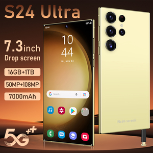 Téléphone S24 Ultra 5G Économique et Performant, Écran 7,3 Pouces, Batterie 8000 mAh, 16 Go RAM, 1 To Stockage, Déverrouillage Facial, Charge Rapide, <span class=keywords><strong>Coque</strong></span> de Protection, OTG Actif, Tendance Actuelle - Product Image 3