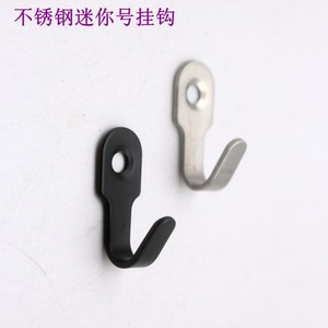 Stainless Steel Mini Hooks <b>Wall</b> Mounted Anti Corrosion Bathroom Kitchen Door Coat Hook U Shape Small Size Bag Hook Minimalist - Product Image 3