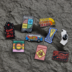 Fabricante <span class=keywords><strong>de</strong></span> Insignias Personalizadas con Diseño a Medida, <span class=keywords><strong>de</strong></span> Metal, Acero Inoxidable, con Logotipo, Broches, Esmalte Duro y Suave, Fundición y Chapado - Product Image 4