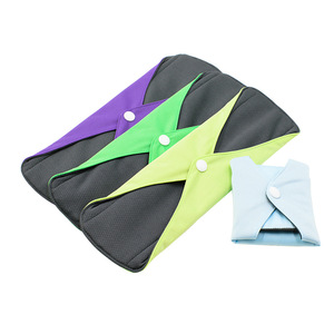 High Absorbency Washable Breathable Skin-Friendly Reusable Sanitary Napkins for Heavy Flow Leak-proof Night Use Menstrual Pads - Product Image 2