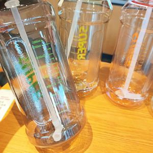 Super Water Bottle 2L Dual Straw Portable For Outdoor Sports Fitness School Travel - Product Image 4