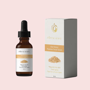 Soin de la peau peptidique éclaircissant personnalisé Sérum pour le visage hydratant et nourrissant à l'extrait d'avoine biologique - Product Image 3