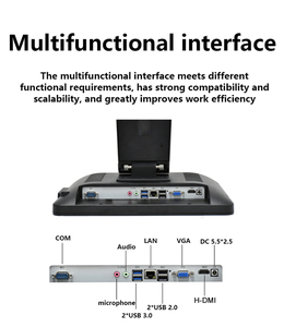 11.6 15.6 pouces écran tactile Pc caisse enregistreuse POS Machine point de vente système de point de vente Scanner de codes à barres 58mm 80mm <span class=keywords><strong>imprimante</strong></span> de reçus - Product Image 5