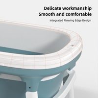 Portable 138X62X52cm Adulte Baignoire Pliante Grand Épaissir Autonome Bleu Sauna Baril Durable En Plastique Couvercle Outil Moderne Villa