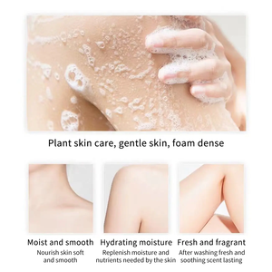 Private Label Fragrance Shower Gel Set Peptide 500ml Cherry Blossom Nourishing Whitening Body Wash Gel Douche Blanchissant - Product Image 6