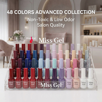 Missgel Fournitures pour ongles en gros, plus de 3000 couleurs, OEM, vernis à ongles gel sans HEMA, inodore, gel UV, soak-off, végétalien, vernis à ongles gel LED UV