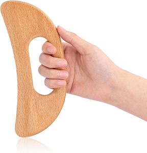 Herramienta de <span class=keywords><strong>Masaje</strong></span> Gua Sha de Madera en Forma de Media Luna para Liberación Miofascial, Diseño Ergonómico en Forma de Hoz para <span class=keywords><strong>Masaje</strong></span> de Cuello, Hombros <span class=keywords><strong>y</strong></span> Espalda - Product Image 1
