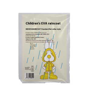 Impermeable Táctico Grueso Desechable para Niños al por Mayor, OEM, para Senderismo, Actividades al Aire Libre y Escuela - Product Image 1