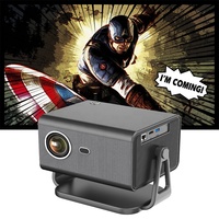 Projecteur 1080P avec moteur lumineux indépendant et intégré, 500 lumens ANSI, mise au point automatique, Wi-Fi 5G, Android 14.0, Allwinner H727, projecteur intelligent